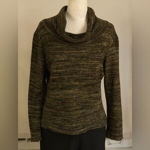 American City Wear Multitone Cowl Neck Sweater